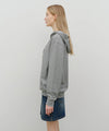 Marithé François Girbaud DOODLE CLASSIC BEAR HOODIE Heather Gray
