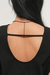 General Idea WOMAN Back Point Drape T-Shirt