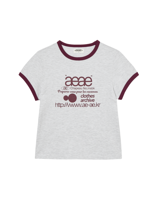 AEAE Web Logo Ringer Tee