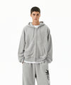Mahagrid Pray Applique Zip Up Hoodie