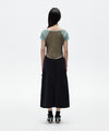 Mahagrid Off Shoulder Raglan Tee