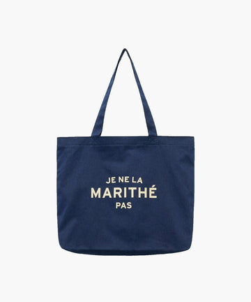 Marithé François Girbaud I Don't Care Eco Bag Blue