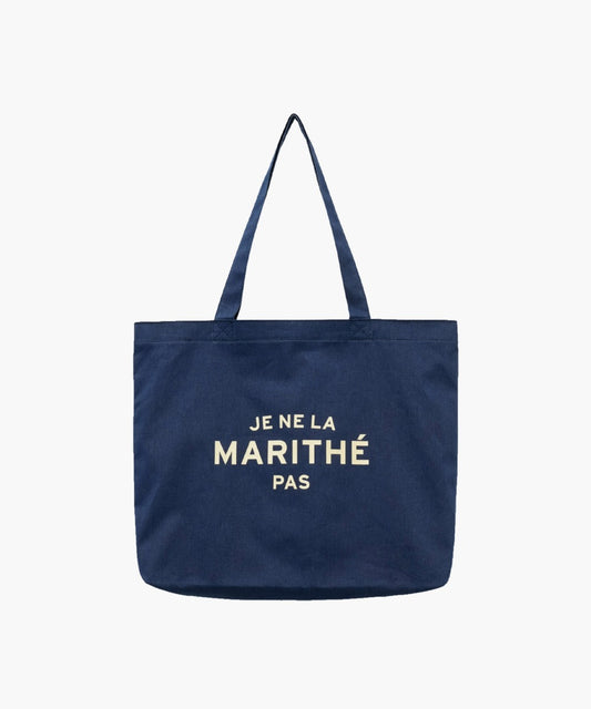 Marithé François Girbaud I Don't Care Eco Bag Blue
