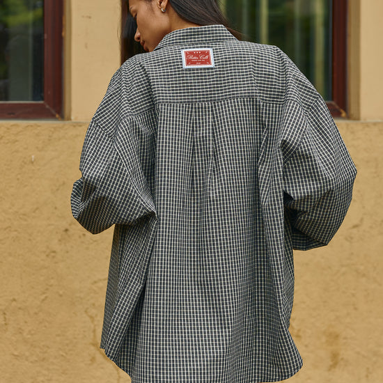 Bitter Cells Oversized Connie Check Shirt