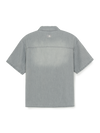 MLB Basic Small Logo Summer Tencel Short Sleeve Denim Shirt