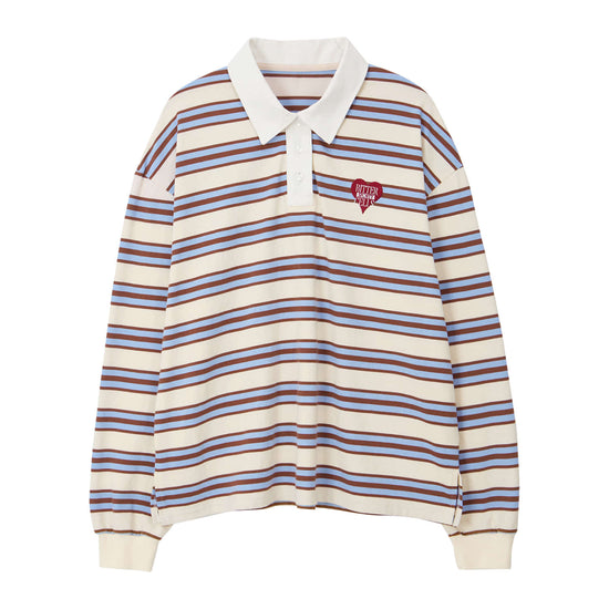 Bitter Cells Union Stripe Collar Tee