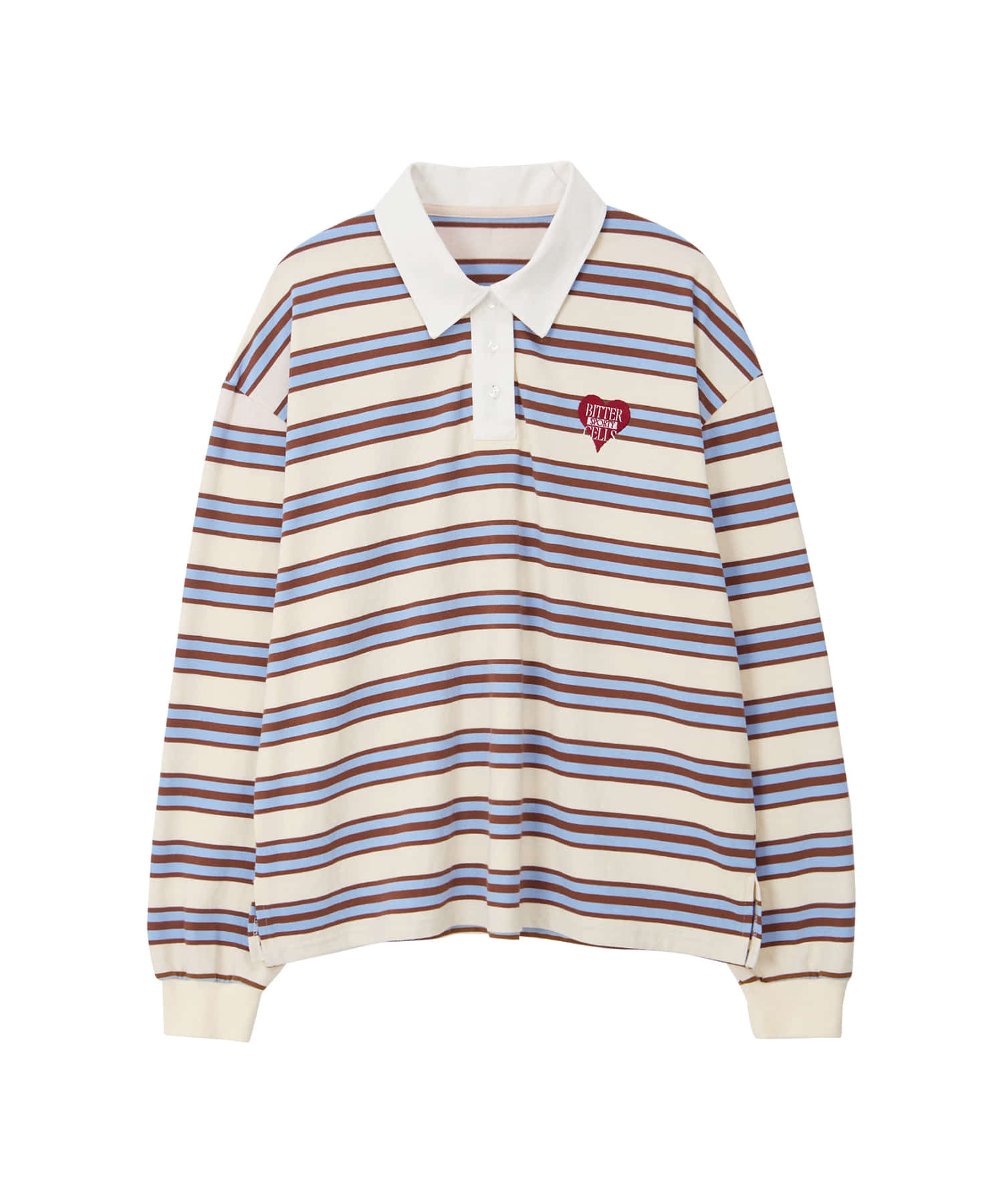 Bitter Cells Union Stripe Collar Tee