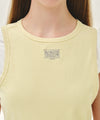Marithé François Girbaud W SMALL CLASSIC LOGO ONE SHOULDER LAYERED TEE ivory