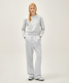 Marithé François Girbaud W BASIC CROP SWEATSHIRT