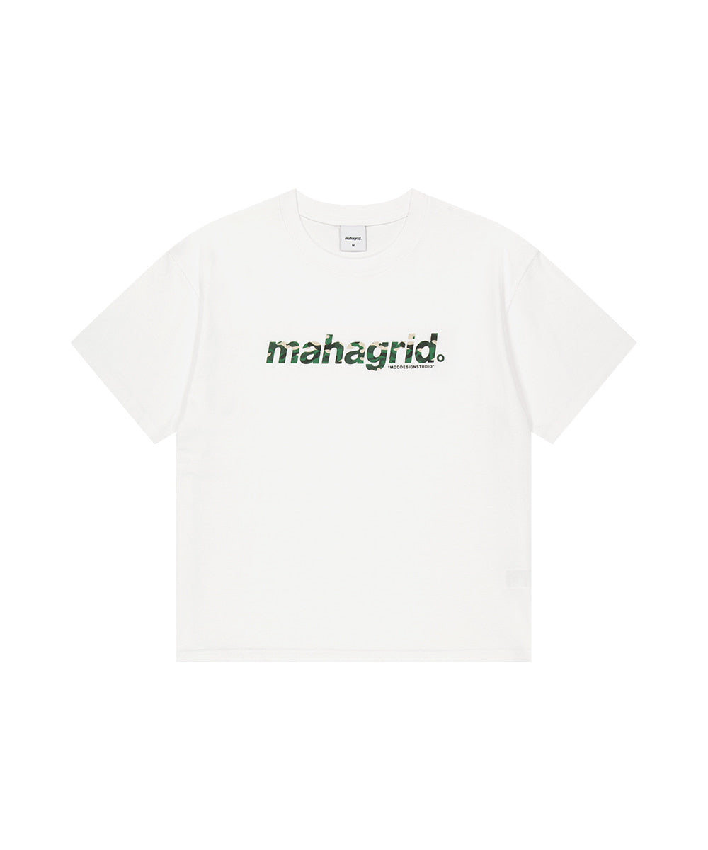 Mahagrid Camo Basic Logo Crop Tee