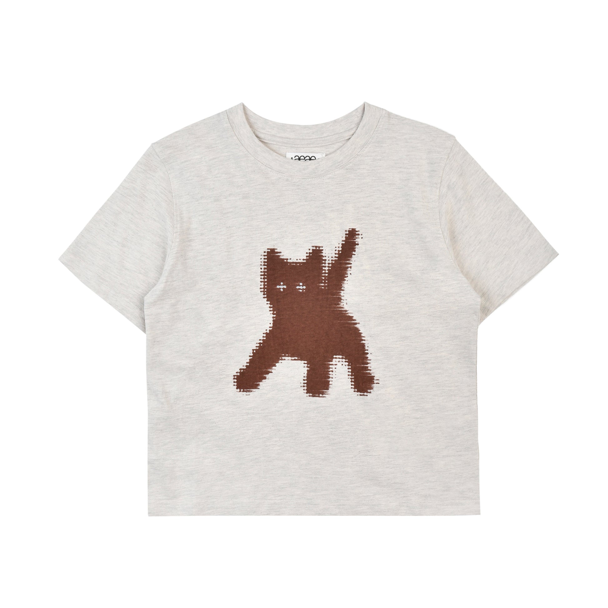 AEAE Flashed Cats Eye Crop T-Shirt