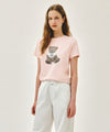 Marithé François Girbaud W DOODLE BEAR TEE