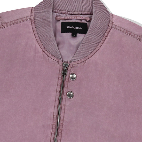 Mahagrid Overdyed MA-1 Jacket in Pink