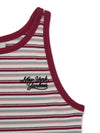 MLB Women's Stripe Sleeveless T-shirt