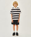 Marithé François Girbaud Kids Multi Stripe Collar Tee