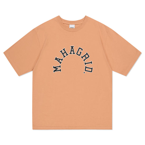 Mahagrid Round Logo Tee Orange