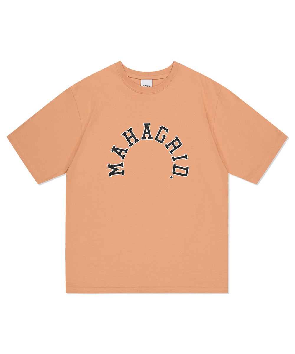 Mahagrid Round Logo Tee Orange