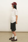 General Idea WOMAN Loose Fit Folded Sleeve Cotton Shirt