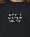 Marithé François Girbaud Kids Wide Boots Cut Crop Sweat Set-Up Oatmeal