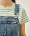 Marithé François Girbaud W DENIM OVERALL MIDI SKIRT blue