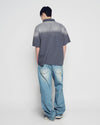 ADLV Garment Dyeing Collar Short Sleeve T-Shirt