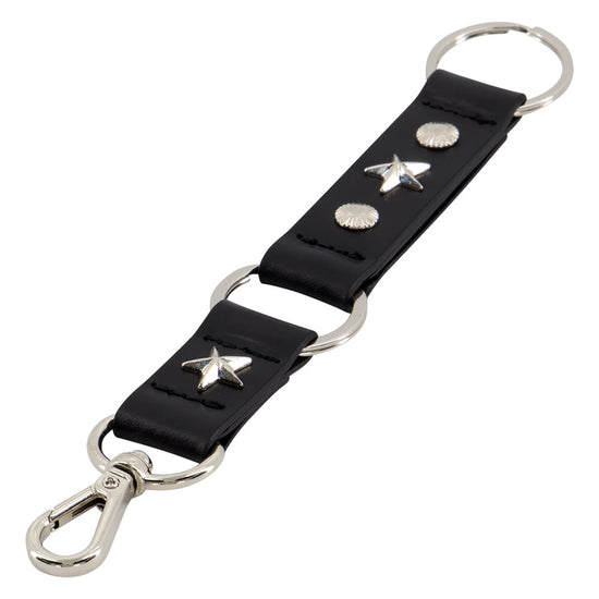Mahagrid CONCHO LEATHER KEYCHAIN [BLACK]