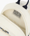 Marithé François Girbaud Kids Bear Classic Logo 2-Way Sling Bag Ivory