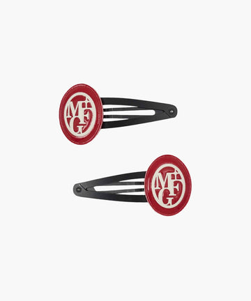 Marithé François Girbaud Circle Logo Hair Pin 2Pack