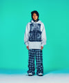 Nice Ghost Club Vest Print Hoodie [Light Grey]