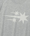 Nice Ghost Club 3 Stars Symbol Crop Slim Tee