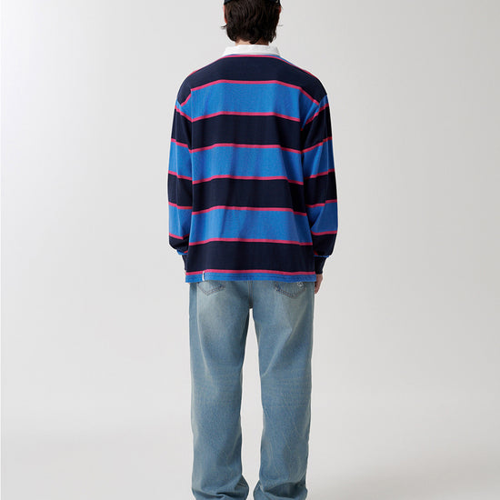 Mahagrid Stripe Rugby Shirt