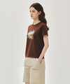 Marithé François Girbaud W AEROCOOL RESORT GRAPHIC TEE