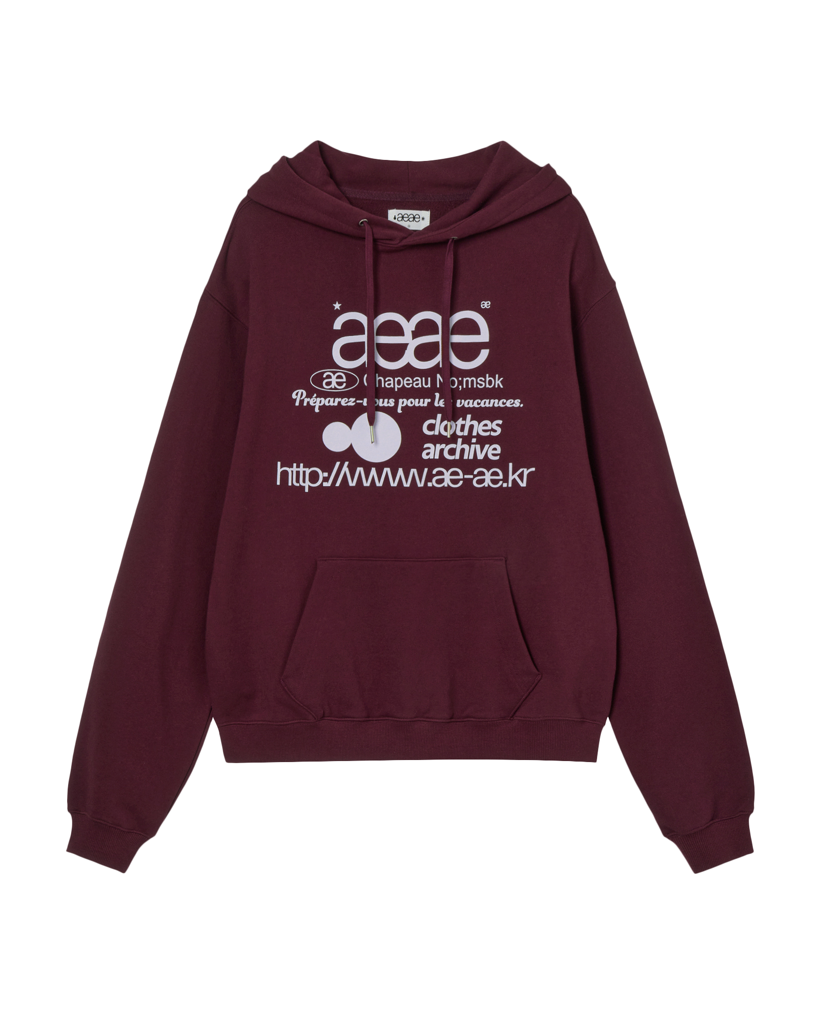 AEAE Web Logo Loose Hoodie