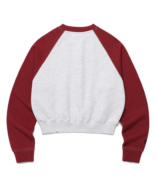 Cavish W Raglan Brothers Sweatshirt [Burgundy]