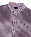 Mahagrid SPRAY DYEING CHECK CROP SHIRT