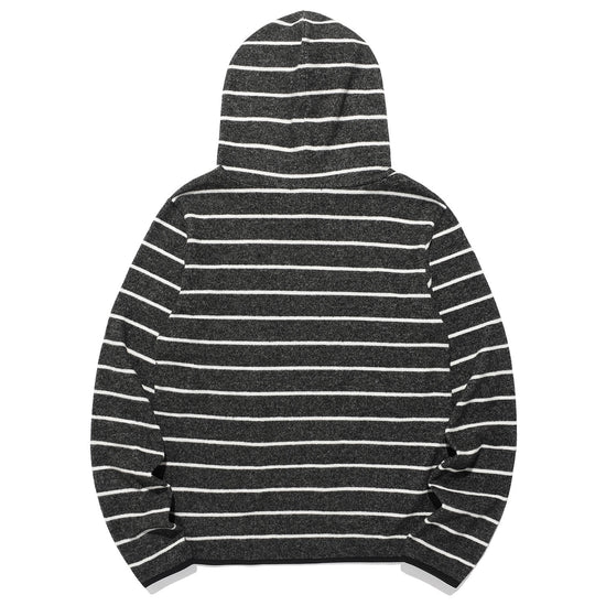 Nice Ghost Club Stripe Sleeveless Hoodie [Charcoal]