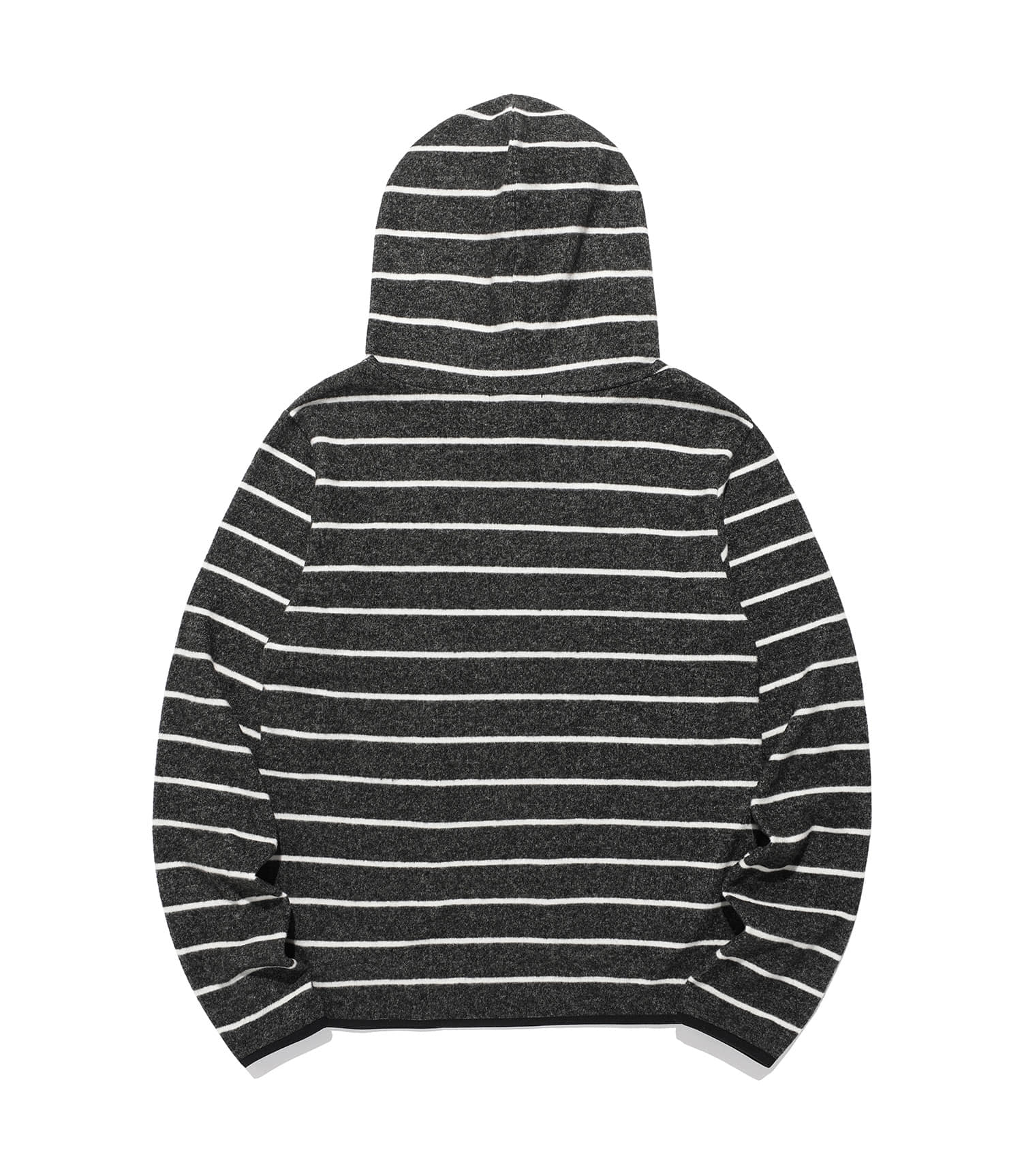 Nice Ghost Club Stripe Sleeveless Hoodie [Charcoal]
