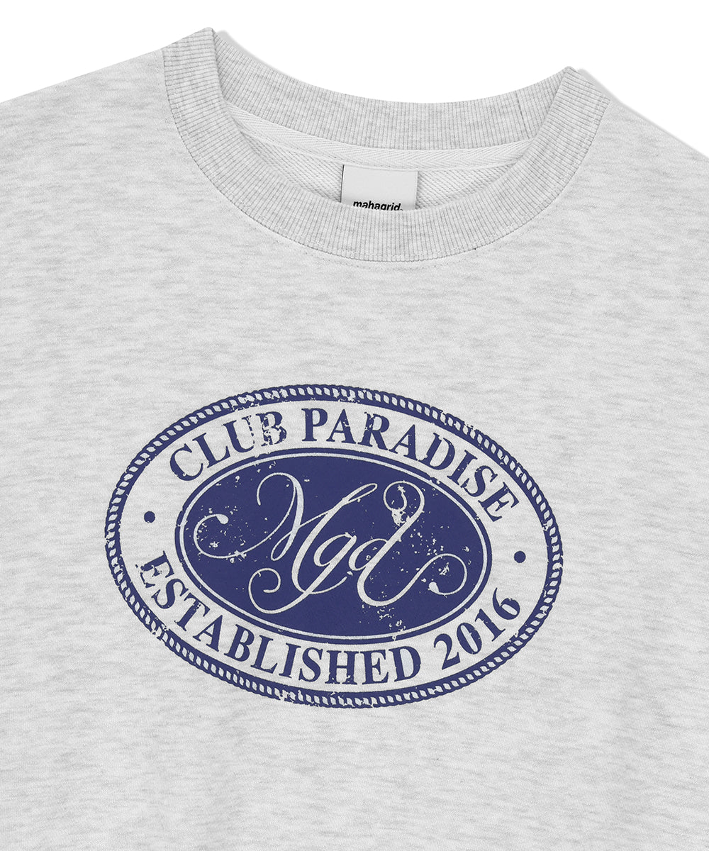 Mahagrid Club Paradise Crop Sweatshirt