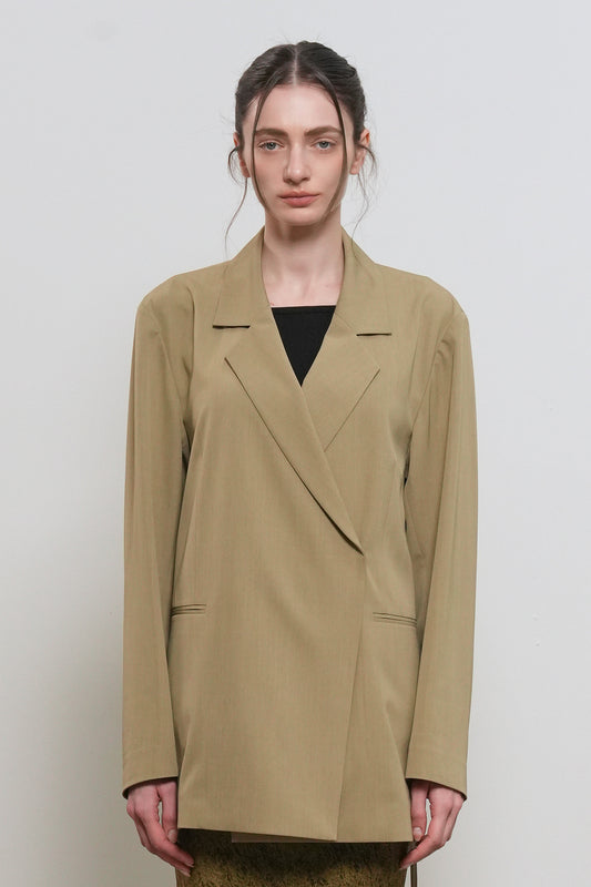 General Idea Woman Oversized Belted Jacket