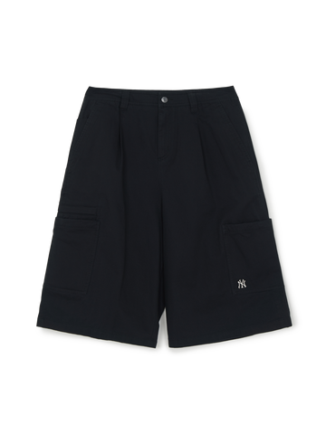 MLB Washed Cotton Pin-Tuck Cargo Bermuda Shorts
