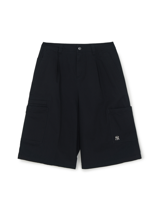 MLB Washed Cotton Pin-Tuck Cargo Bermuda Shorts