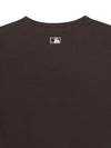 MLB Women's Vintage Slim Henley Neck T-shirt