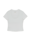 MLB Women's Cut Out Detail Slim Semi Crop T-Shirts