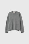 General Idea MAN Neps Crew Neck Pullover [GREY]