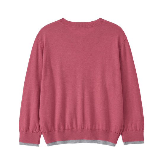 Bitter Cells Essential Layered Half Knit Cardigan