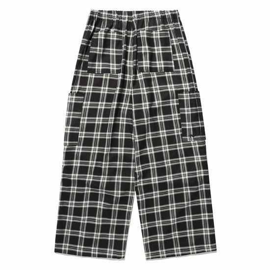 Nice Ghost Club Check Parachute Cargo Pants