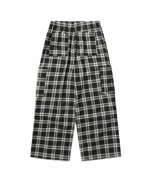 Nice Ghost Club Check Parachute Cargo Pants
