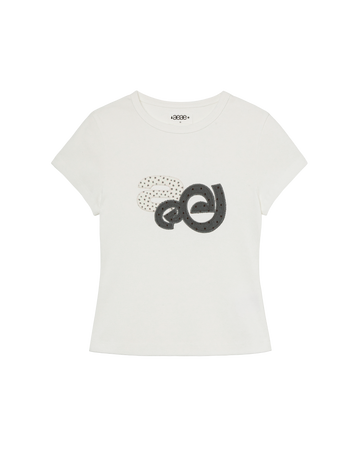 AEAE Applique Flower Logo Tee