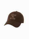 ADLV Cotton Napping 3D Embossed Ball Cap