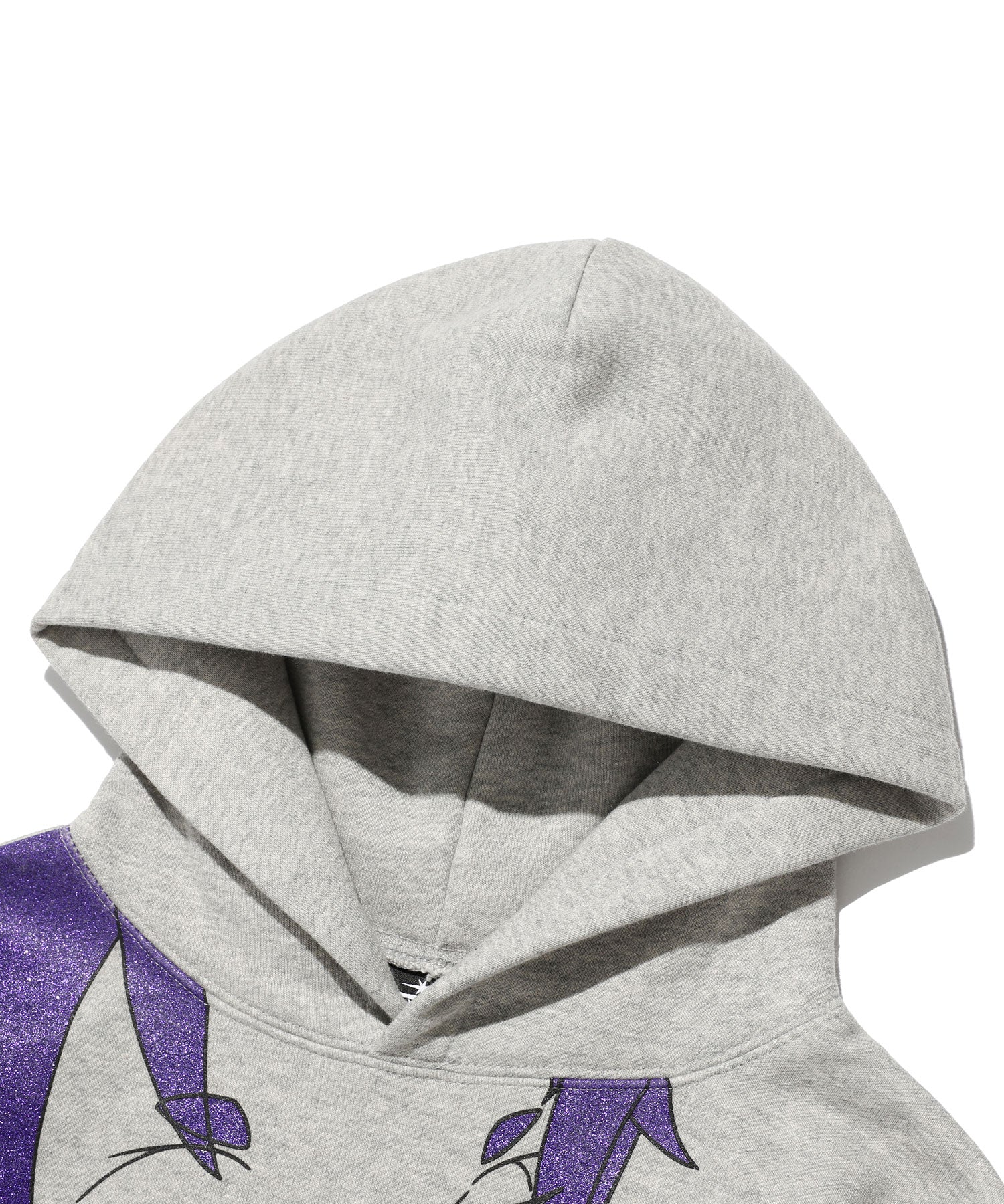 Nice Ghost Club Ghost Angels Glitter Hoodie [Grey]